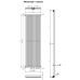 Дизайнерский радиатор Betatherm Praktikum 1 1800*463 черный Дизайнерский радиатор Betatherm Praktikum 1 1800*463 черный